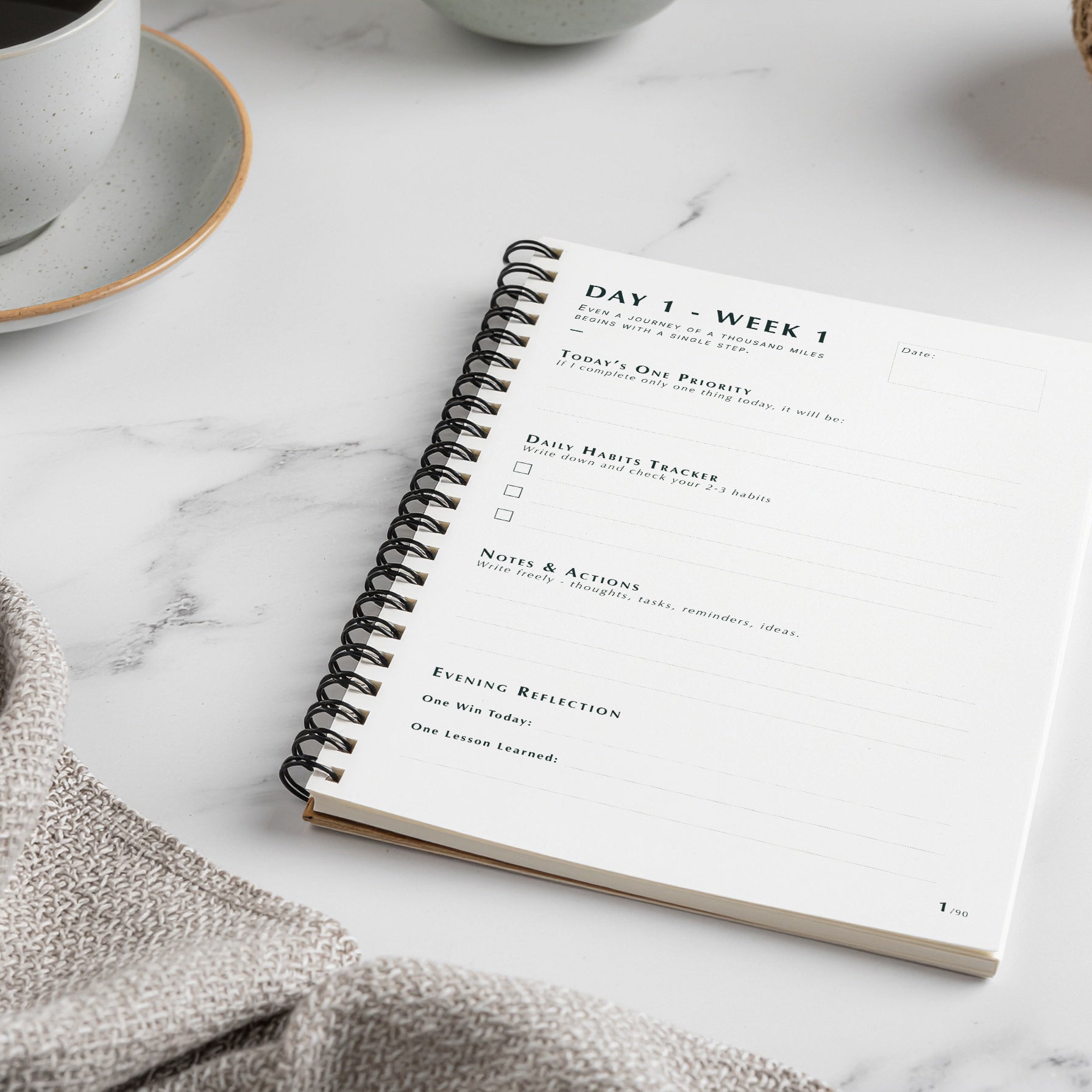 MOMENTUM - 90-Day Planner